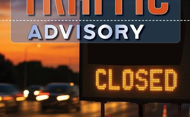 TRAFFIC ADVISORY: I-55 South at State Route 570 (Exit 18) in Pike County will be temporarily CLOSED