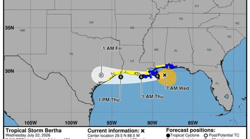 MEMA: Tropical Storm Warnings, Coastal Flood Warning in effect for Mississippi Gulf Coast Photos from Mississippi Emergency Management Agency's post