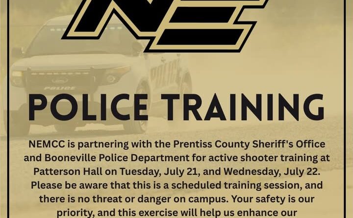 Northeast will partner with the Prentiss County Sheriff’s Office and Booneville Police Department fo
