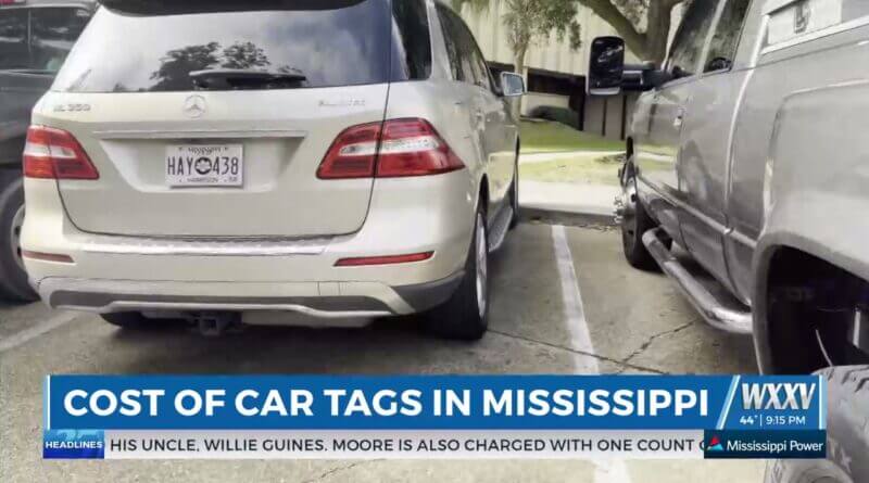 Mississippi ranks second-highest in car tag fees, office says REMINDER: Mississippi has some of the highest car tag fees in the country
