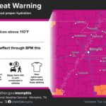 Dangerous heat with heat index up to 115 expected across Mid-South, NWS says Photos from US National Weather Service Memphis Tennessee's post
