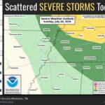 Damaging winds, heavy rain possible late this evening, forecasters say While we can't rule out a rogue strong thunderstorm this afternoon, the primary threat would likely