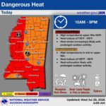 MEMA warns Mississippi faces significant heat risk with heat indices up to 115 degrees Fahrenheit Photos from Mississippi Emergency Management Agency's post
