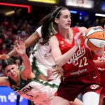 Caitlin Clark makes WNBA history with 45 points, 10 assists in Fever win Caitlin Clark makes WNBA history with record-breaking game after weeks of controversy