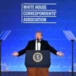 Trump delivers more conciliatory speech at WHCA dinner after attack attempt Trump spares no one at WHCA dinner, taking aim at Dems, press and his own Cabinet