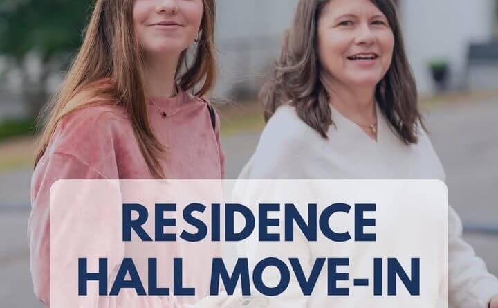 Campus prepares for student residence hall move-in next week ONE WEEK until Residence Hall Move-In!💙💛