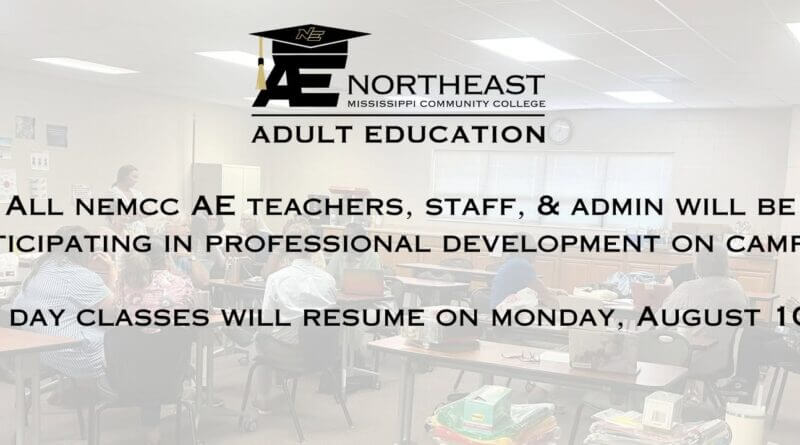 Just a reminder that all of our NEMCC Adult Education staff members will be participating in campus