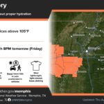 NWS Memphis Issues Heat Advisory for Mississippi Delta; More Advisories Expected Photos from US National Weather Service Memphis Tennessee's post