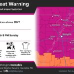 National Weather Service Issues Extreme Heat Warning for Mid-South Through Sunday Photos from US National Weather Service Memphis Tennessee's post