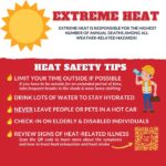 Advisory urges precautions as August heat arrives 😓The August heat has arrived, and we want you to be prepared!