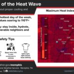 NWS Memphis warns heat index will top 110 degrees, urges precautions Photos from US National Weather Service Memphis Tennessee's post