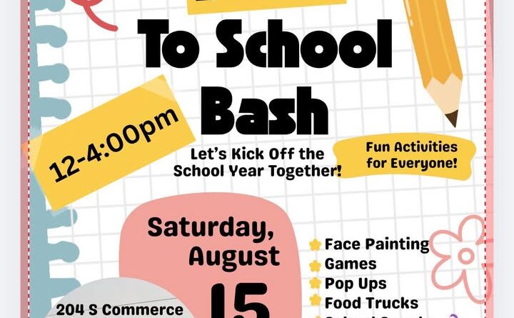 Back-to-school bash Saturday in Ripley to offer free supplies 🎒 Back to School Bash TOMORROW at The Cut-Off!