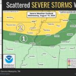 NWS Memphis: Morning clouds may blunt heat as evening storms approach I-40 corridor Photos from US National Weather Service Memphis Tennessee's post