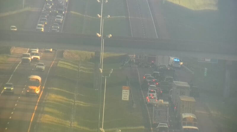 Crash blocks northbound I-220 in Jackson; lanes cleared, MDOT says Photos from Mississippi Department of Transportation's post