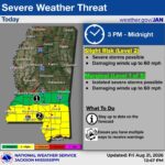 Forecasters warn of slight severe-storm risk for parts of Mississippi 🌩️ Severe Weather Threat Returns