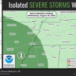 SPC maintains marginal severe-weather risk for parts of Arkansas, Mississippi and Memphis Here is an updated look at the potential for severe storms across portions of the region Wednesday