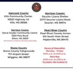 Mississippi opens five disaster service centers after Tropical Storm Arthur Photos from Mississippi Emergency Management Agency's post