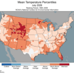 NOAA: July was hottest on record in contiguous U.S.; Mississippi sweltered July was the hottest on record in contiguous US, and Mississippi felt the heat