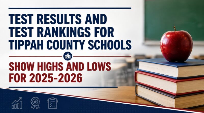 Test Results and Test Rankings for Tippah County Schools Show Highs and Lows for 2025-2026 Test Results and Test Rankings for Tippah County Schools Show Highs and Lows for 2025-2026