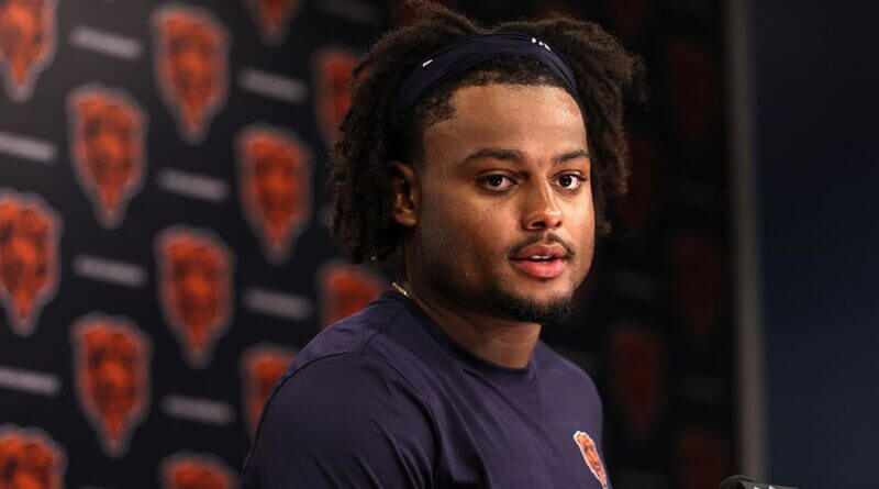 Bears $40M free agent signing gets emotional after knee injury, but diagnosis brings sigh of relief