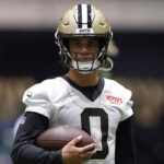 Saints first-round pick Jordyn Tyson could miss two months with hamstring injury Saints first-round pick Jordyn Tyson could miss 2 months with hamstring injury from training camp