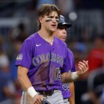 Rockies rookie Cole Carrigg benched after flipping off Braves fans Rockies player benched after flipping off Braves fans, caught on video giving the bird