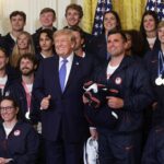 Trump praises U.S. Winter Olympians and Paralympians at White House celebration Trump praises Team USA Winter Olympians and Paralympians at White House after record medal haul