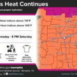 NWS Memphis issues areawide Heat Advisory through Sunday Photos from US National Weather Service Memphis Tennessee's post