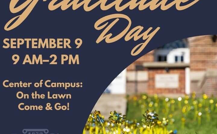 Blue Mountain Christian University to host Gratitude Day on Sept. 9 Hey, Toppers!