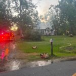 Booneville police close area of South Smith and Cherry streets after house fire Photos from Booneville Police Department's post