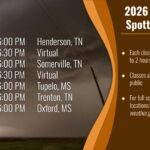 NWS Memphis posts Fall 2026 SKYWARN class schedule Photos from US National Weather Service Memphis Tennessee's post