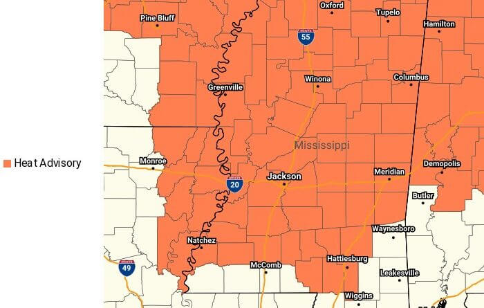 Most of state under heat advisory; heat index may reach 110 🥵 IT'S HOT!🥵