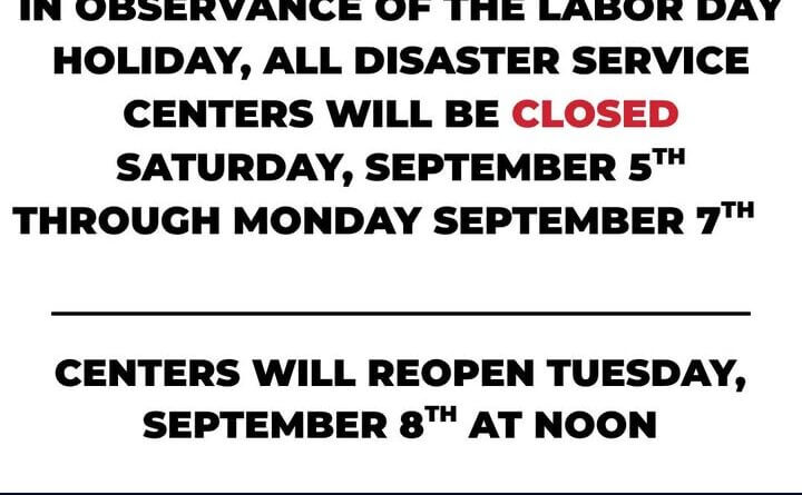 Mississippi disaster centers to close for Labor Day Photos from Mississippi Emergency Management Agency's post