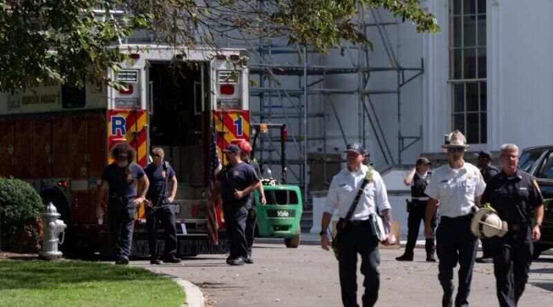 Worker rescued from White House scaffolding, taken to hospital Worker injured during White House construction rescued by emergency crew