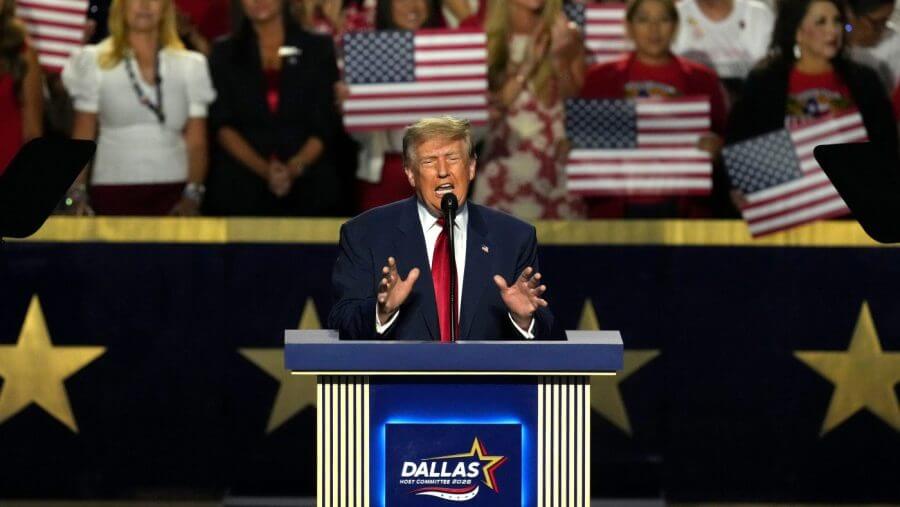 Trump leads convention in pledge: 'You go to h---’ if you don’t vote