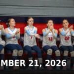 Tippah County News Today, Sept. 21: Heat, Storms and Volleyball Pine Grove High School volleyball players clap and cheer from the team bench during a home match in Tippah County, Mississippi.