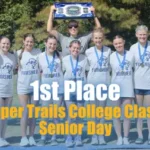 Tippah County sports roundup, Sept. 27, 2026: Walnut wins county title; BMCU sweeps Topper Trails Blue Mountain Christian women’s cross-country team in Topper Trails College Classic first-place graphic