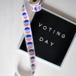 Oct. 5 Voter Registration Deadline Nears in Tippah, Benton Voting Day sign and I Voted stickers ahead of the Oct. 5 voter registration deadline