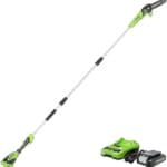 The 5 Best Cordless Pole Saws for Tippah County Limb Trimming Greenworks 24V 8-inch cordless pole saw