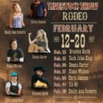 Dixie National Rodeo 2027 Tickets Go on Sale Friday at 10 a.m. 2027 Dixie National Rodeo flyer with the full post-rodeo concert lineup, February 12-20