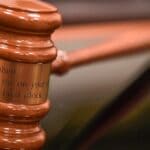 Mississippi News Report — Monday, Oct 19: Corinth case, Wiley ruling Wooden judge's gavel on a sound block illustrating the Corinth meth and attempted murder sentencing