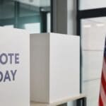 Mississippi News Report — Wednesday, Oct 28: Election, Corinth Voting sign at a polling place, illustrating the Prentiss County election on Nov. 3
