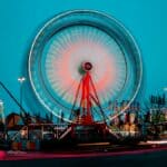 167th Mississippi State Fair Opens Thursday in Jackson Ferris wheel lights up the midway at a state fair at night