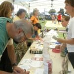 Ripley Main Street Raffle Tickets on Sale Through Oct. 30 Raffle tickets and prize table at a community event, illustrating the Ripley Main Street raffle