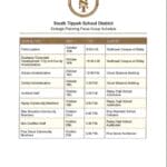 South Tippah Schools Set Strategic Plan Town Halls in October South Tippah strategic plan focus group schedule listing October meeting dates, times and locations