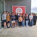 Walnut Students Tour Toyota Mississippi Plant on STEM Trip Walnut students pose for a group photo during their Toyota Mississippi STEM field trip