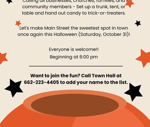 Sweet Treats on Main flyer for Walnut's Halloween candy event on Oct. 31